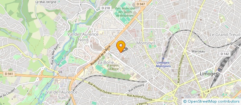 localisation de l'entreprise ROMA & CO à LIMOGES