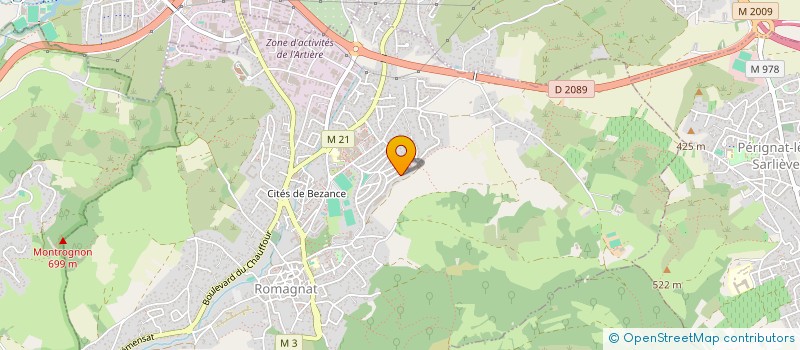 localisation de l'entreprise ROMA ENGINEERING CONSEIL  ROMAGNAT