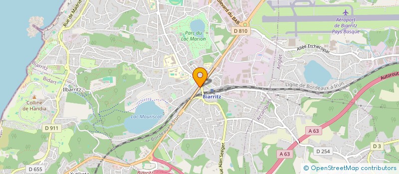 localisation de l'entreprise ROMA HORIZON à BIARRITZ