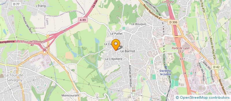 localisation de l'entreprise ROMA IT CONSULTING  DARDILLY