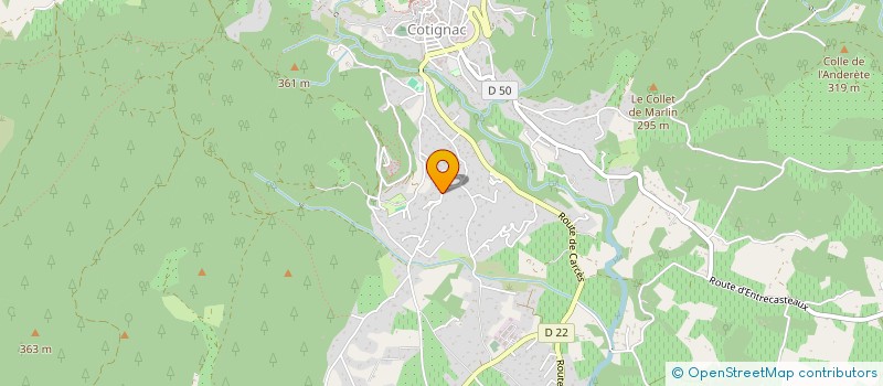 localisation de l'entreprise ROMA LYSA  COTIGNAC