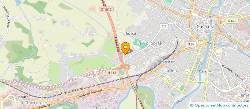 localisation de l'entreprise ROMA MALU  CASTRES