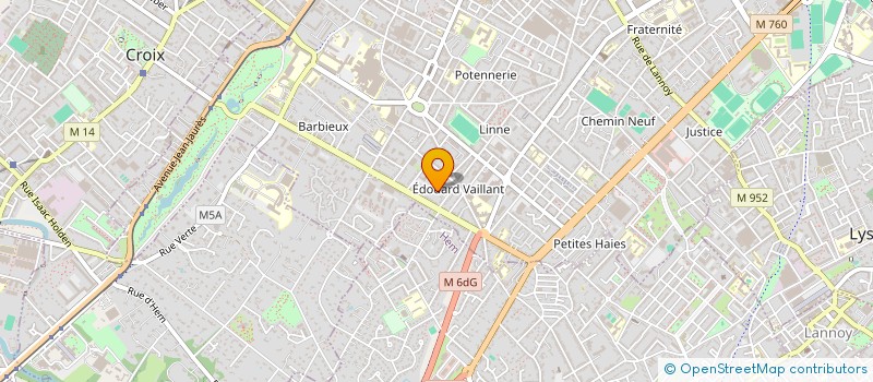 localisation de l'entreprise ROMA PROD à ROUBAIX