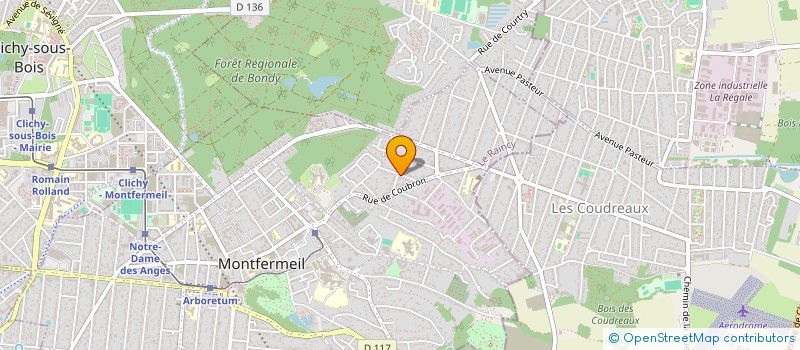 localisation de l'entreprise ROMA VIE ET VOYAGE à MONTFERMEIL