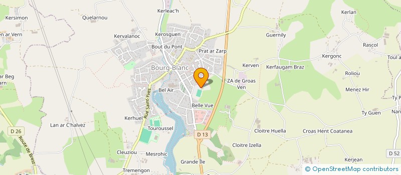 localisation de l'entreprise ROMA29  LE DRENNEC