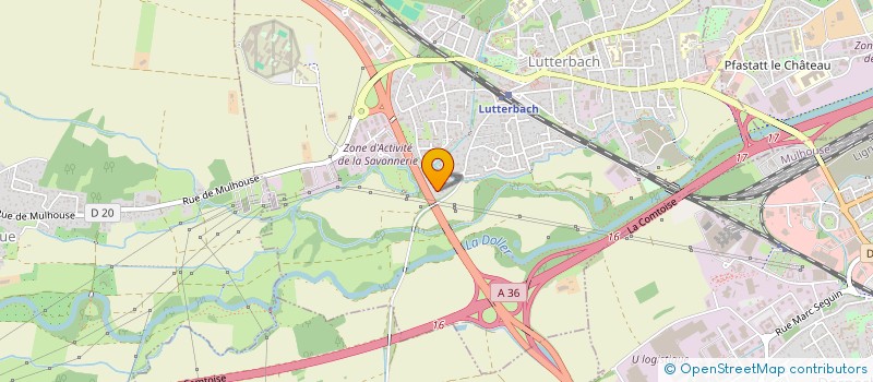 localisation de l'entreprise ROMAA  LUTTERBACH