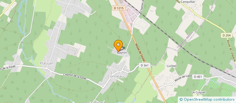 localisation de l'entreprise ROMABIS  LESPARRE-MEDOC