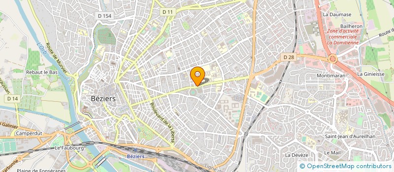 localisation de l'entreprise ROMABO à BEZIERS