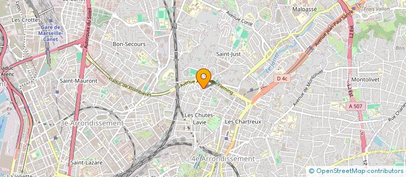localisation de l'entreprise ROMABRI à MARSEILLE
