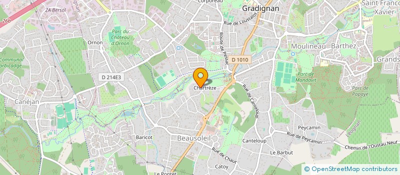 localisation de l'entreprise ROMACALU  GRADIGNAN