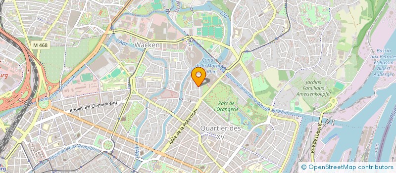 localisation de l'entreprise ROMACKER à STRASBOURG
