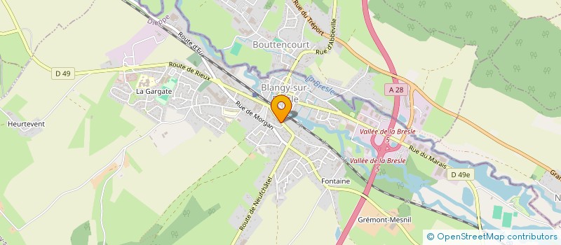 localisation de l'entreprise ROMACLA  BLANGY-SUR-BRESLE