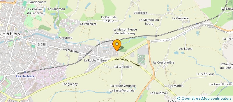 localisation de l'entreprise ROMAD  CHANVERRIE