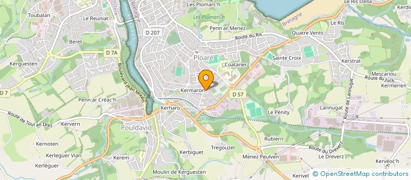 localisation de l'entreprise ROMAD  DOUARNENEZ