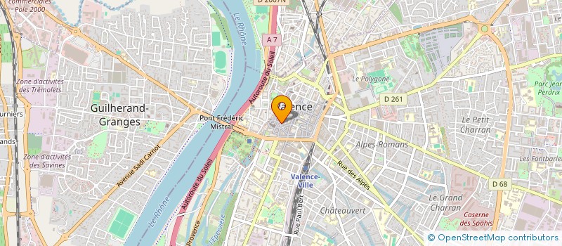 localisation de l'entreprise ROMAG à VALENCE