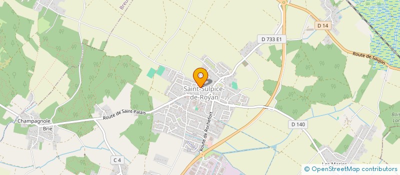 localisation de l'entreprise ROMAGA  SAINT-SULPICE-DE-ROYAN