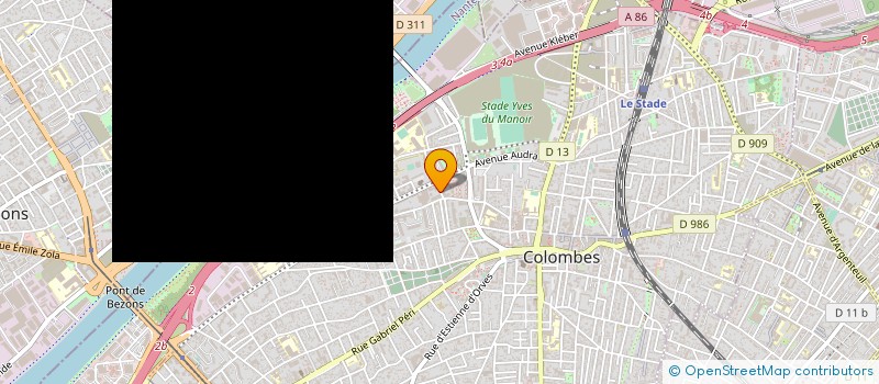 localisation de l'entreprise ROMAGNA IMPEX à COLOMBES