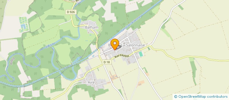 localisation de l'entreprise ROMAGNY GAETAN à BLANZY-LA-SALONNAISE