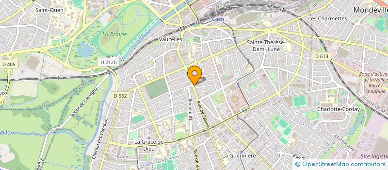 localisation de l'entreprise ROMAGUI  CAEN