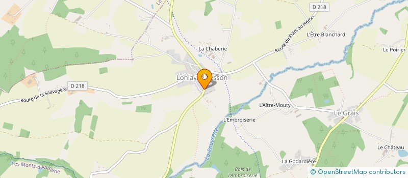 localisation de l'entreprise ROMAIN à LES MONTS-D'ANDAINE