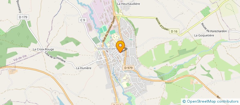 localisation de l'entreprise ROMAIN à VIMOUTIERS