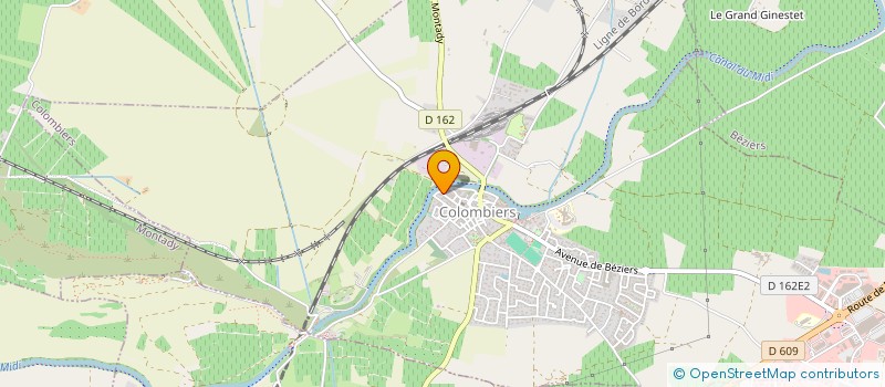 localisation de l'entreprise ROMAIN à COLOMBIERS