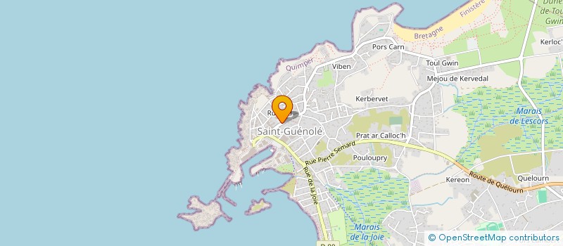 localisation de l'entreprise ROMAIN  PENMARCH