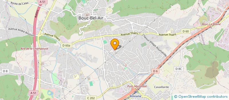 localisation de l'entreprise ROMAIN à BOUC-BEL-AIR
