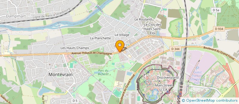 localisation de l'entreprise ROMAIN  CHESSY