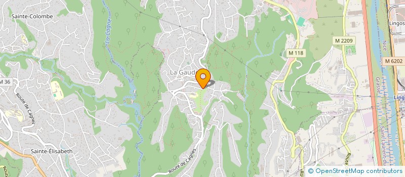 localisation de l'entreprise ROMAIN  LA GAUDE