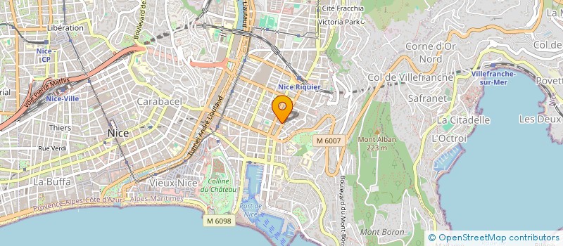 localisation de l'entreprise ROMAIN à NICE