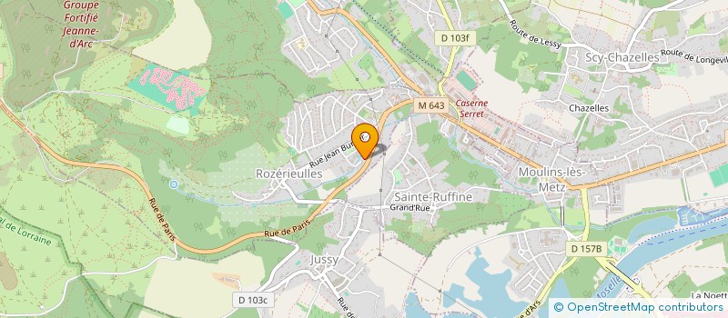 localisation de l'entreprise ROMAIN  ROZERIEULLES