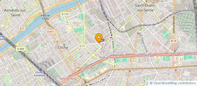 localisation de l'entreprise ROMAIN ATTIA à CLICHY