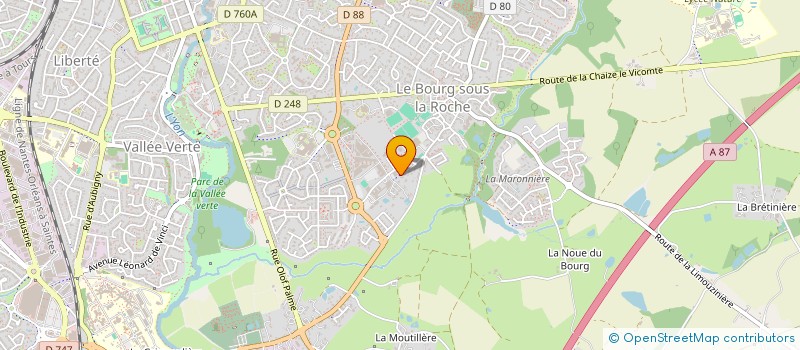 localisation de l'entreprise ROMAIN BARRE  LA ROCHE-SUR-YON