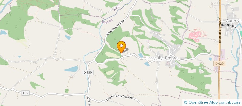 localisation de l'entreprise ROMAIN BERGE EXPERTISE COMPTABLE  AUCH