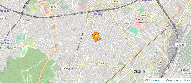 localisation de l'entreprise ROMAIN CHAREYRE à CLAMART