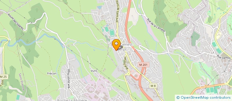 localisation de l'entreprise ROMAIN CHATAIGNER ET PAULINE ALARY  SAINT-GENEST-LERPT