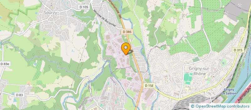 localisation de l'entreprise ROMAIN CHEFNEUX INVEST  MONTAGNY