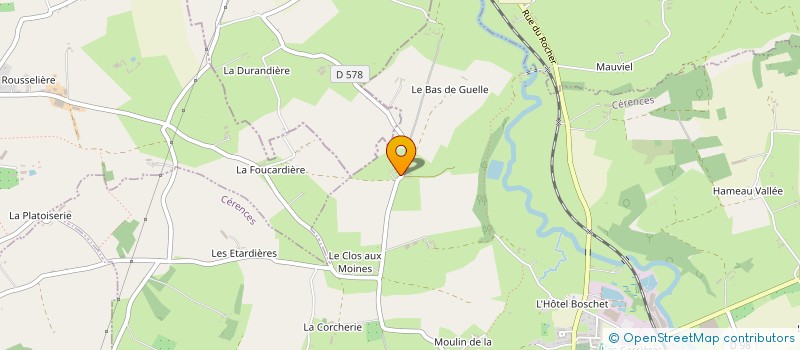 localisation de l'entreprise ROMAIN CONTENTIN  CERENCES