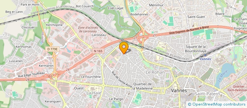 localisation de l'entreprise ROMAIN COURSE AU LARGE à VANNES