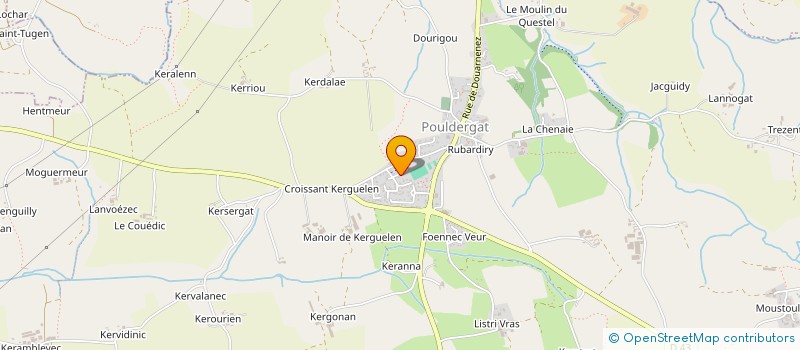 localisation de l'entreprise ROMAIN DANZE 29 MANAGEMENT  POULDERGAT