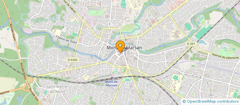 localisation de l'entreprise ROMAIN DEBACKER  MONT-DE-MARSAN