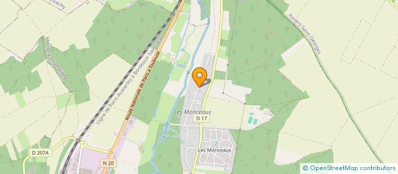 localisation de l'entreprise ROMAIN DELATTRE ARCHITECTE  MORIGNY-CHAMPIGNY