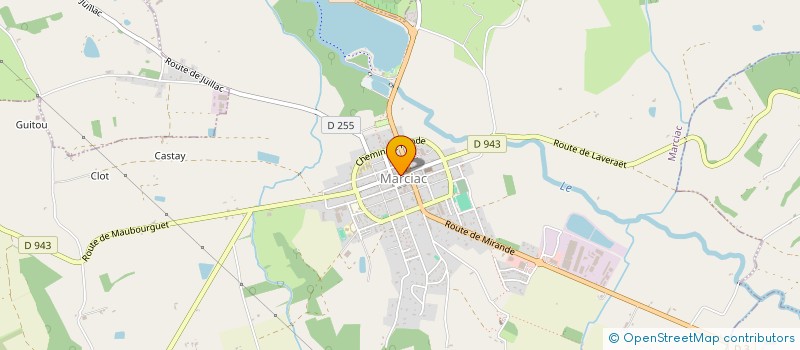 localisation de l'entreprise ROMAIN DEROUET  MARCIAC