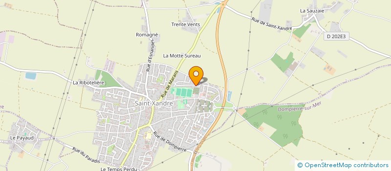 localisation de l'entreprise ROMAIN DERUDDER  SAINT-XANDRE