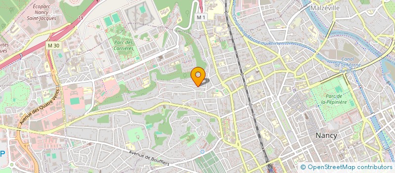 localisation de l'entreprise ROMAIN FAIVRE BATIMENT CONSEILS  NANCY