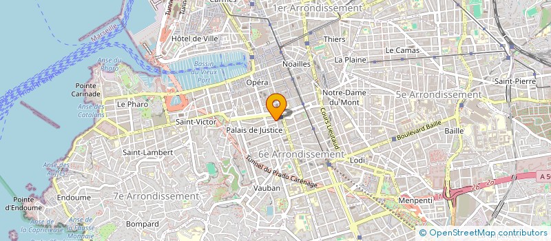 localisation de l'entreprise ROMAIN GASCOIN ET ROMAIN SPITERI  MARSEILLE