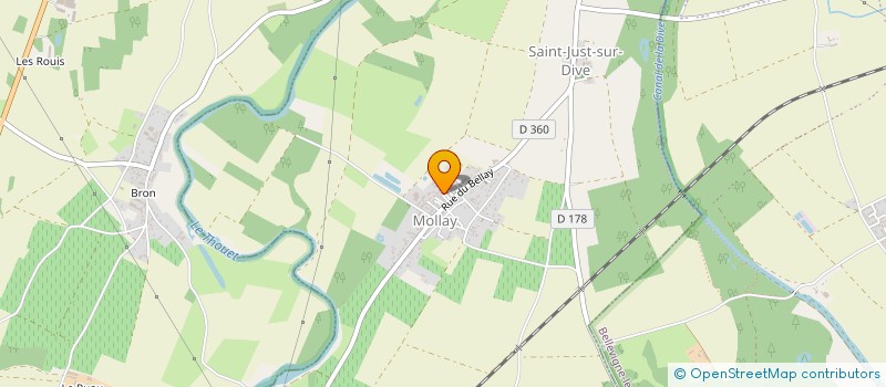 localisation de l'entreprise ROMAIN GUIBERTEAU  SAINT-JUST-SUR-DIVE