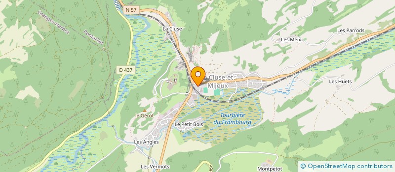 localisation de l'entreprise ROMAIN - GUINCHARD  LA CLUSE-ET-MIJOUX