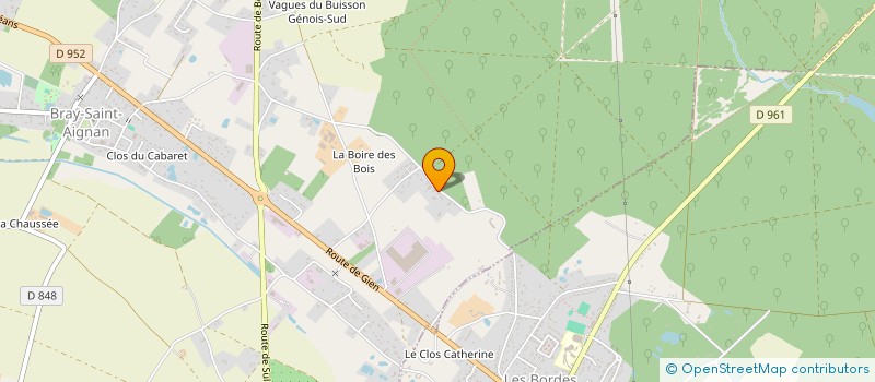 localisation de l'entreprise ROMAIN JANVIER à BRAY-SAINT-AIGNAN